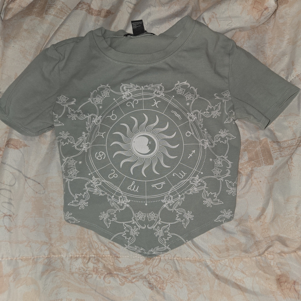 Kids Zodiac Graphic Tee - Gray